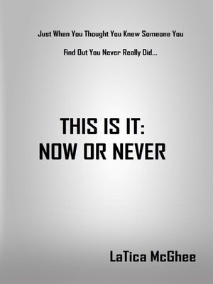 cover image of This Is It: Now or Never